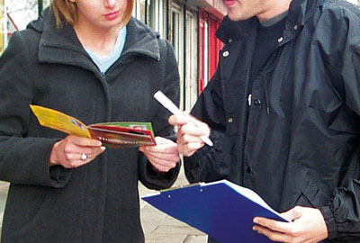 Street fundraising
