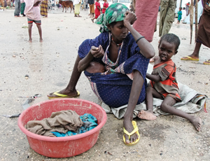 Appeals for disasters, such as the East African famine, have done well at HSBC machines