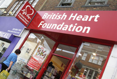 British Heart Foundation shops