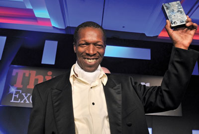 Third Sector Excellence Awards 2011 winner Barrington Wright