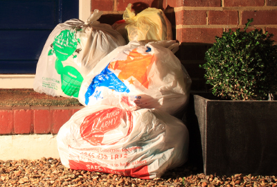 Charity collection bags