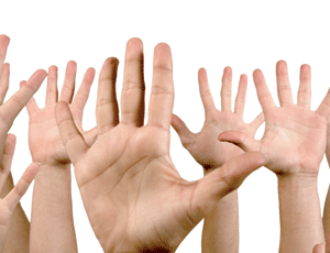 Volunteering (hands)