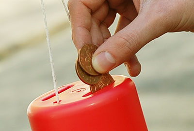 Research suggests people prefer collection tin giving