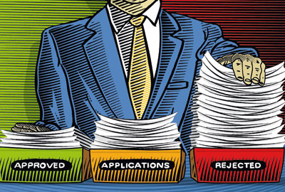 Many charities see their applications for funding be rejected
