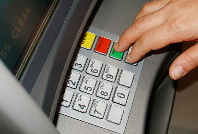 Giving possible through ATMs