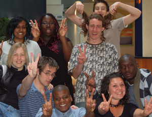 V volunteers