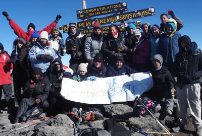 Climb Kilimanjaro for Kids event