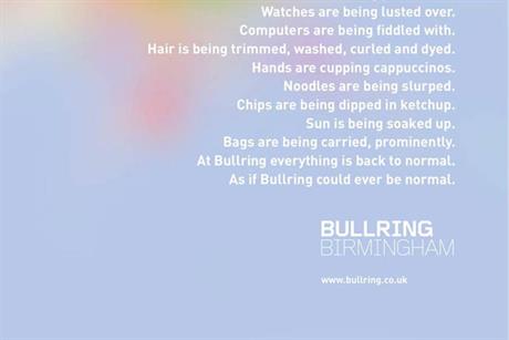 The Bullring: Birmingham shopping centre shows it is open for business