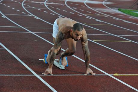 James Ellington: sprinter has put himself on eBay to seek Olympics sponsorship