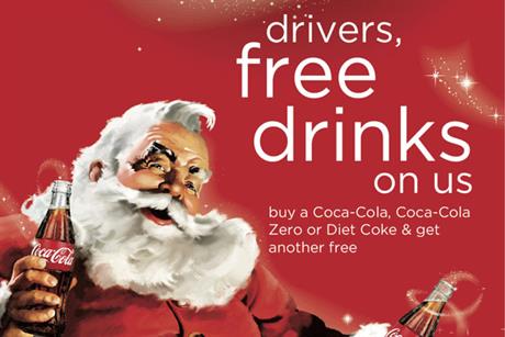 Coca-Cola: festive campaign promotes free soft drinks offer to designated drivers