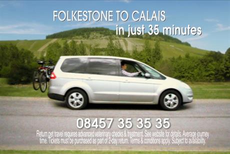 Eurotunnel: advertising after a decade-long hiatus
