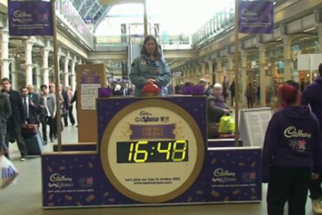 Cadbury: Spots v Stripes campaign hits St Pancras