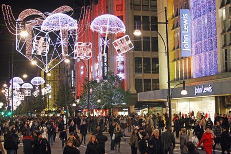 Oxford Street: John Lewis tempts shoppers with price match promise