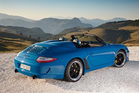 Porsche: high share of voice