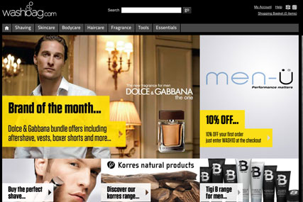 Washbag.com: The Hut Group expands with male-grooming website