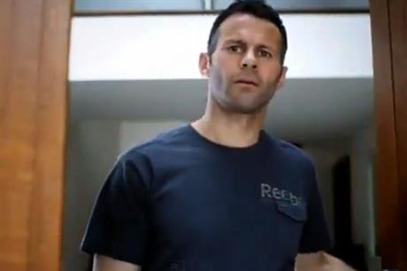 Ryan Giggs: in 2009 Reebok campaign