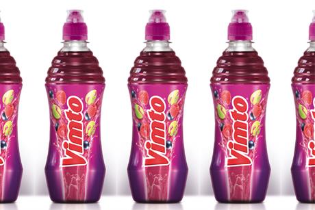 Vimto: updates bottle design