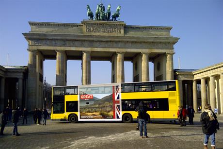 'Great' Britain tourism campaign in Berlin