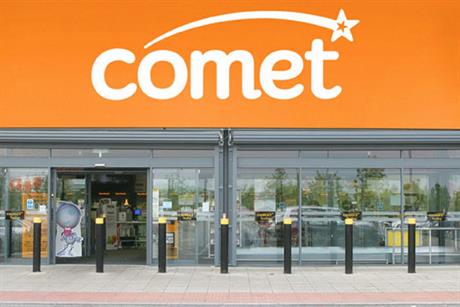 Comet: owner Kesa sells for £2