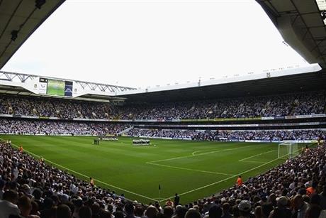 White Hart Lane: home ground of Tottenham Hotspur Football Club