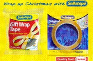 Sellotape launches Christmas campaign
