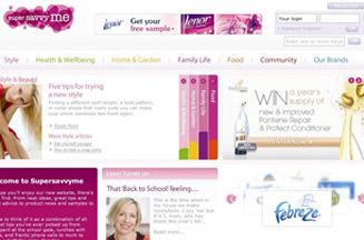 Procter & Gamble rolls out savvy mums site