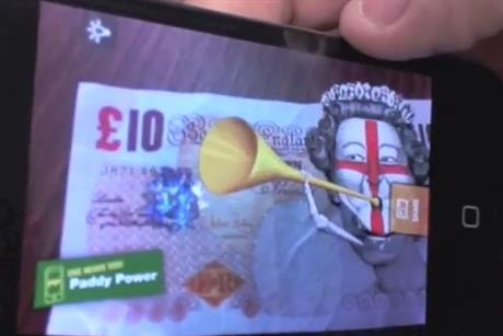 Paddy Power: withdraws augmented reality ad featuring an image of the Queen