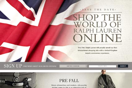 Ralph Lauren online: e-commerce site debuts in the UK