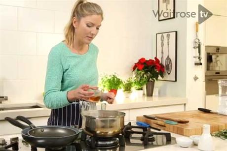 Lisa Faulkner: hosts Waitrose TV
