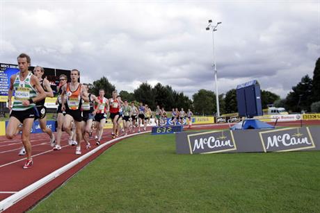 McCain: to end sponsorship deal with UK Athletics