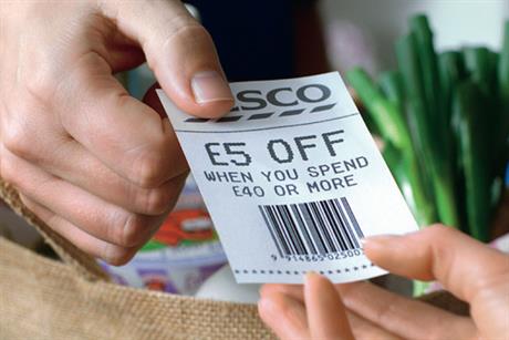 Tesco offer translates as 'give us your weekly shop, and we'll give you a fiver'
