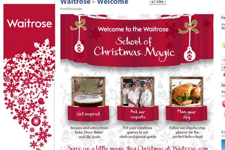 Waitrose: Facebook Christmas cooking content