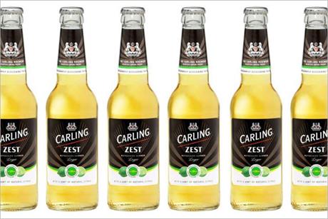 Carling Zest: citrus beer from the Molson Coors brand