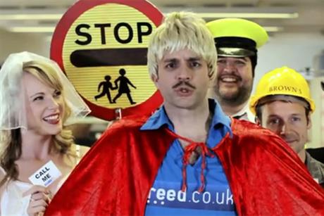 Super Reed: winning TV ad in competition run this year by the recruitment website