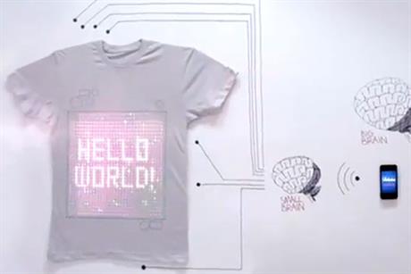 Ballantines: unveils internet-connected T-shirt