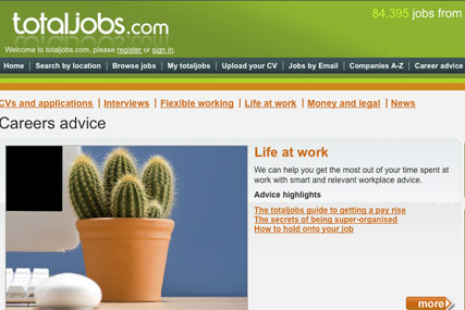 Totaljobs.com: appointed VCCP