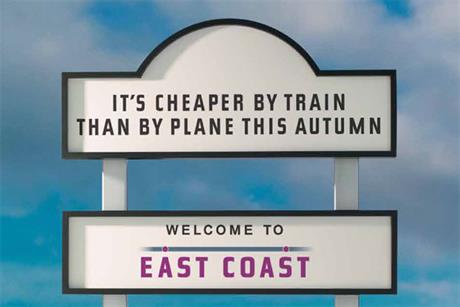 East Coast: 'cheaper by train' ad is banned by ASA