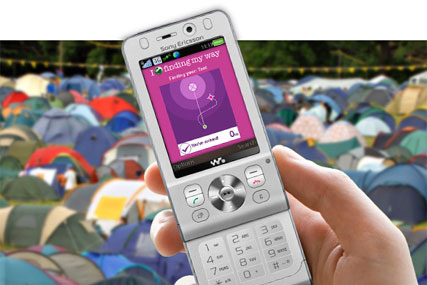 Dare's 'Find It' app for Sonny Ericsson