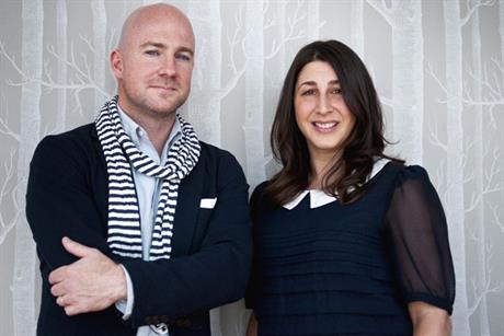 Joining forces: Toby Southgate and Laura Simon
