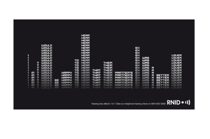 RNID...interactive outdoor ad