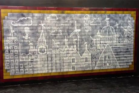 Capital Clean Up: one of the works on view at the accompanying art exhibition