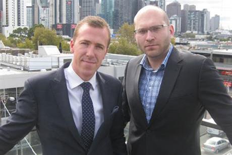 Vizeum: Travis Day, left, and David Campbell launch Melbourne office