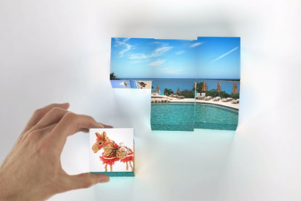 Expedia: new ad features holiday building blocks theme
