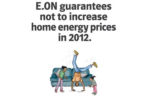 E.ON press ad: tactical work to take on British Gas