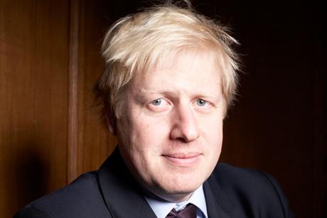 London Mayor Boris Johnson