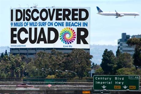 Recent Leagas Delaney work - Ministry of Tourism of Ecuador