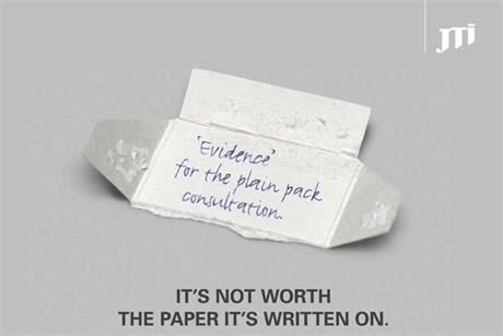 Banned: one of three ads from cigarette producer Gallaher to fall foul of the ASA