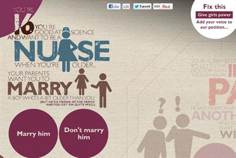 Save the Children: Give Girls Power game
