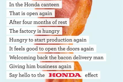 Honda: W&K's winning bacon ad