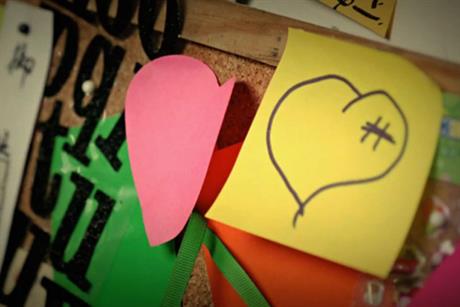 Samsung: 'love note' activity